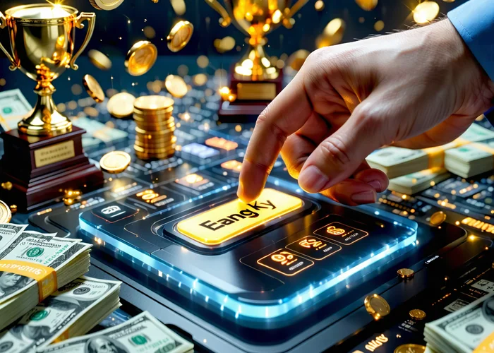 Hình ảnh khuyến khích người dùng tham gia vipwinbest.com với các biểu tượng tiền thưởng và chiến thắng