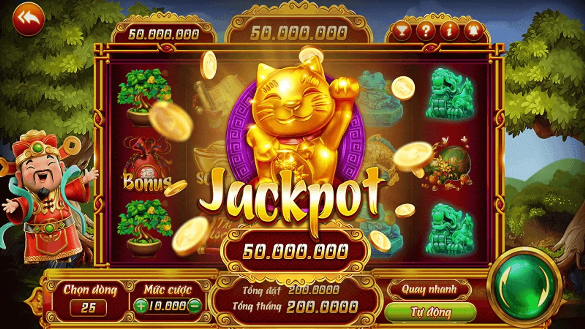 Hình ảnh đại diện trò chơi điện tử vipwin với các biểu tượng may mắn và jackpot