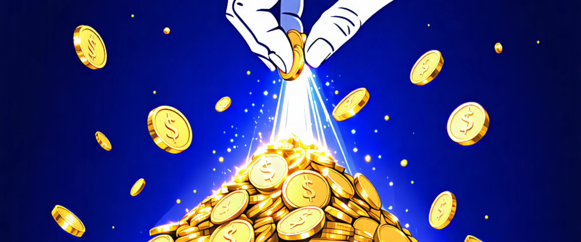 Hình ảnh banner ưu đãi nạp tiền vipwinbest.com với đồng tiền vàng và biểu tượng chiến thắng