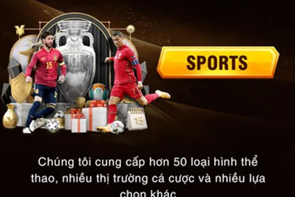 Giao diện cá cược thể thao sôi động tại VIPwin