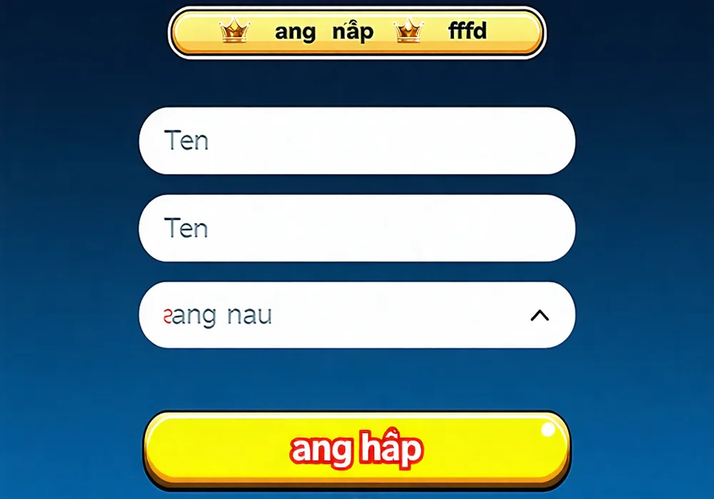 Biểu mẫu đăng nhập vipwinbest.com với các trường tên đăng nhập và mật khẩu