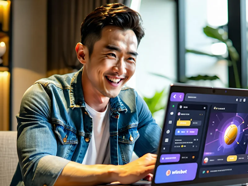 Anh Minh vui vẻ chơi game trên vipwinbest.com