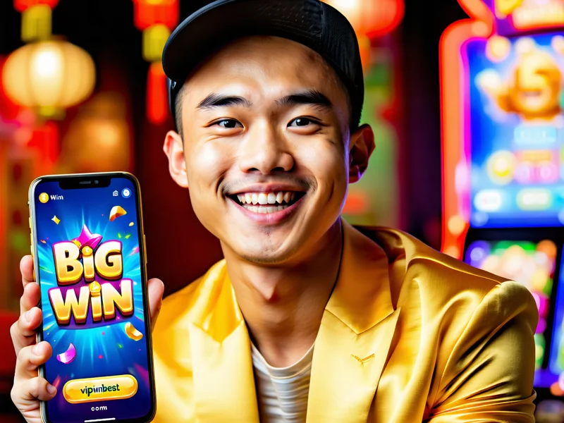 Hình ảnh người chơi thành công đang vui mừng trên vipwinbest.com