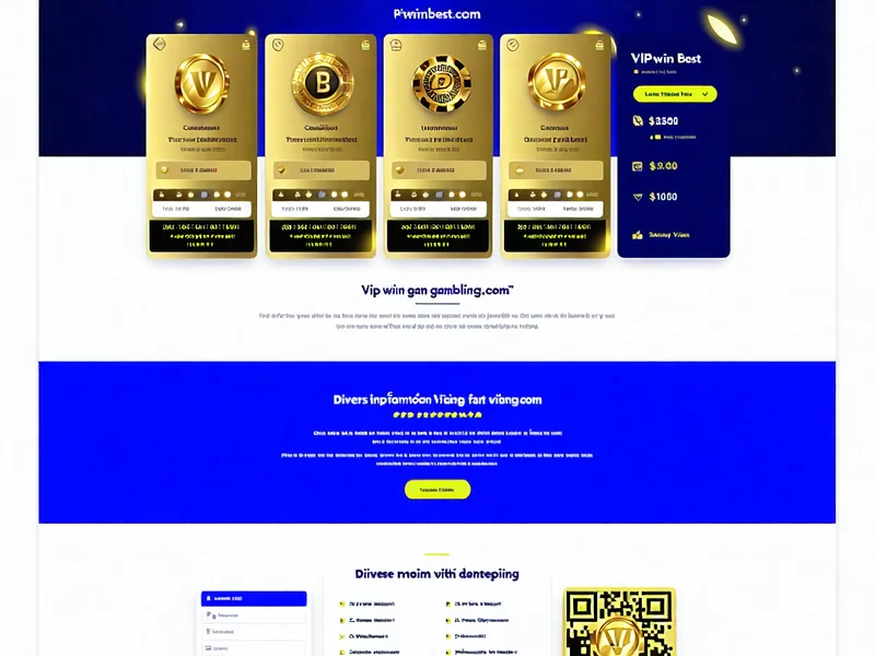 Ảnh chụp màn hình giao diện người dùng hiện đại của vipwinbest.com