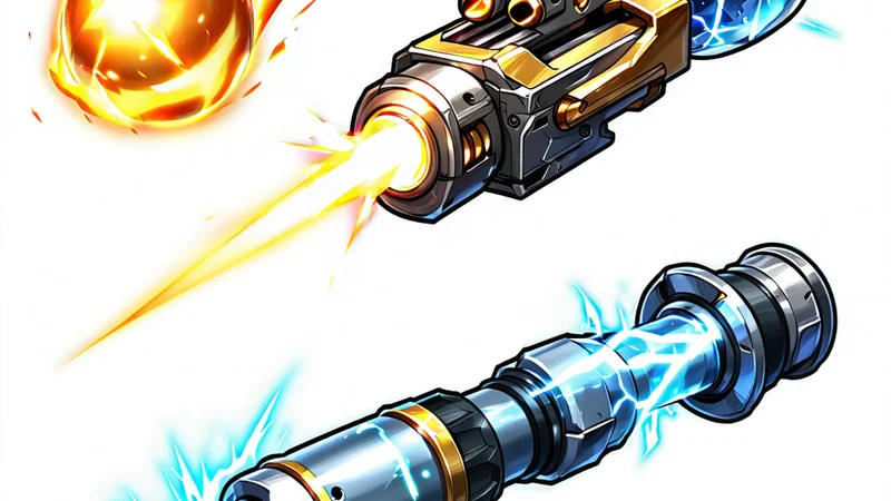 Hình ảnh các loại vũ khí và vật phẩm hỗ trợ đặc biệt trong game bắn cá trên vipwinbest.com